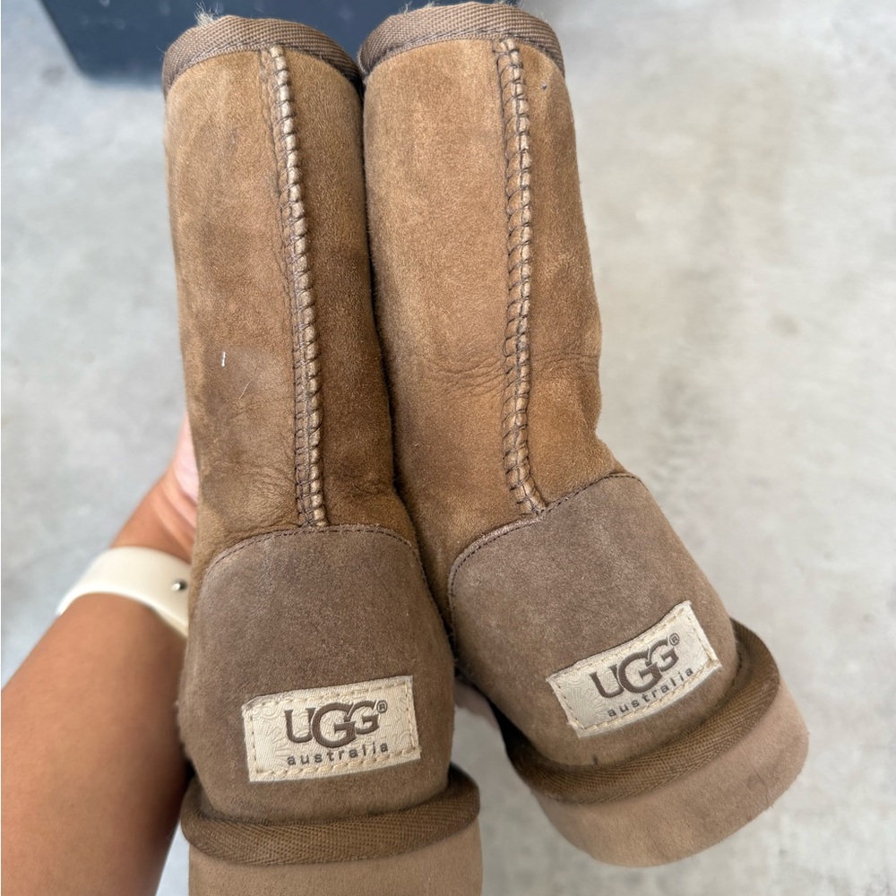UGG Tan Shearling Lined Boots